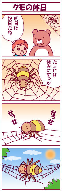 クモの休日