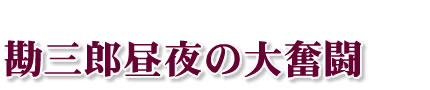 誕生勘三郎昼夜の大奮闘