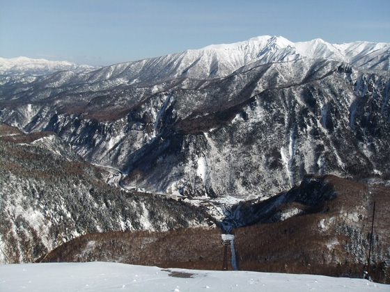 層雲峡・黒岳ロープウエイ5合目から